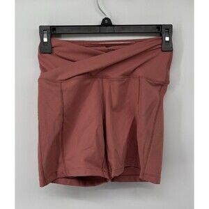 Nike One Dri-Fit Women’s Coral Crossover Compression Shorts Size Small Worn Once